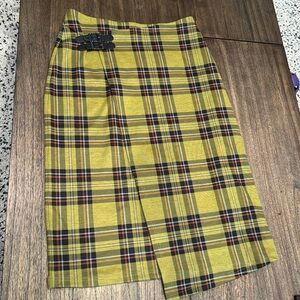 Disturbia plaid skirt